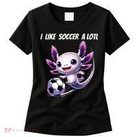 Axolotl Soccer Birthday Soccer Player Women's T-Shirt thumb 0