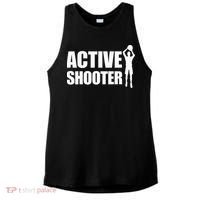 Active Shooter Basketball Player Basketball Active Shooter Ladies PosiCharge Tri-Blend Wicking Tank thumb 0