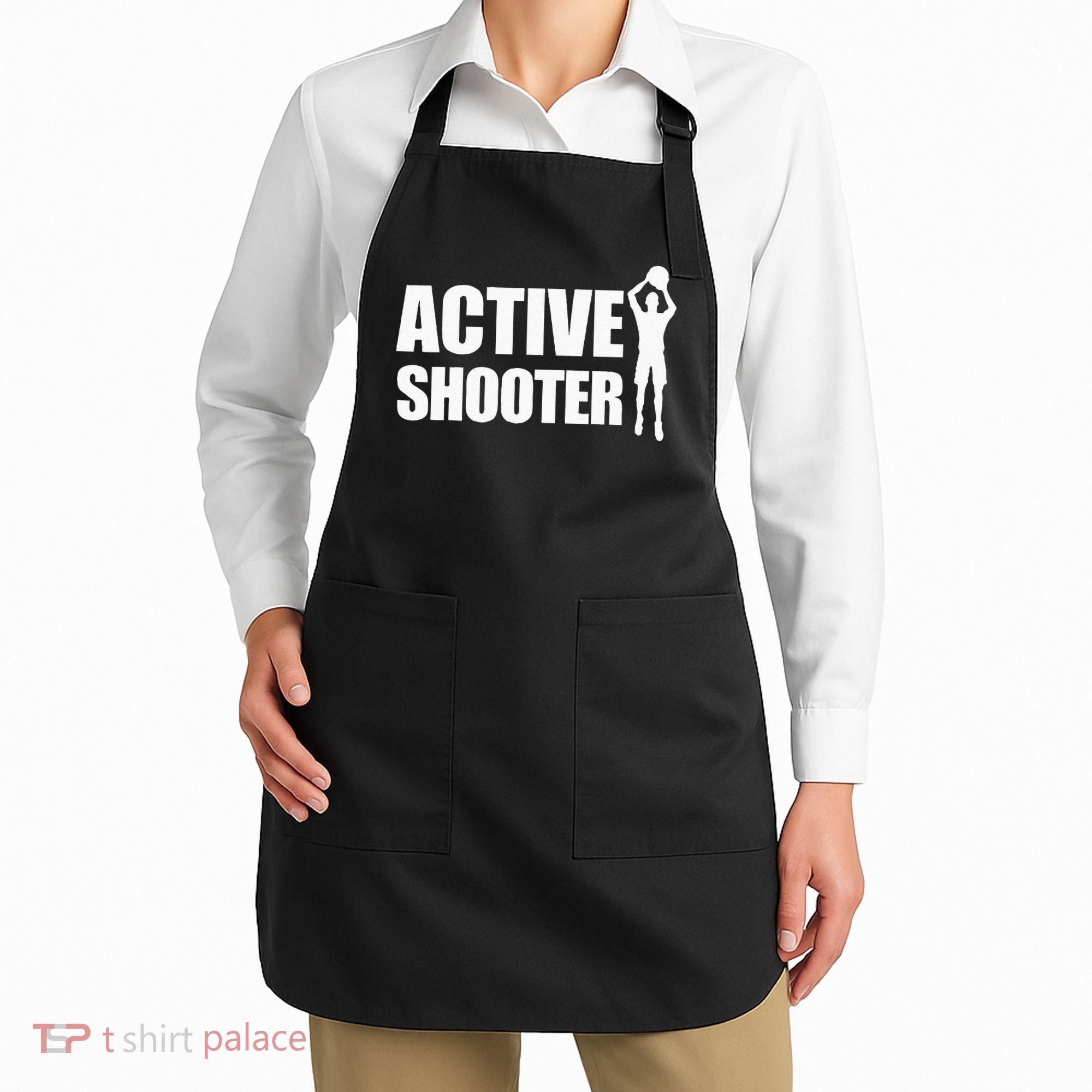 Active Shooter Basketball Player Basketball Active Shooter Apron