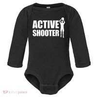Active Shooter Basketball Player Basketball Active Shooter Baby Long Sleeve Bodysuit thumb 0