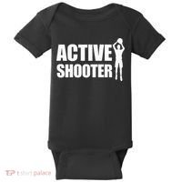 Active Shooter Basketball Player Basketball Active Shooter Baby Bodysuit thumb 0