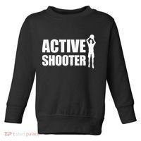 Active Shooter Basketball Player Basketball Active Shooter Toddler Sweatshirt thumb 0