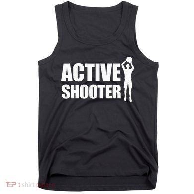 Active Shooter Basketball Player Basketball Active Shooter Tank Top