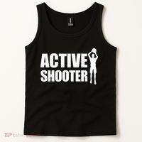 Active Shooter Basketball Player Basketball Active Shooter Tank Top thumb 2