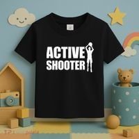 Active Shooter Basketball Player Basketball Active Shooter Toddler T-Shirt thumb 3