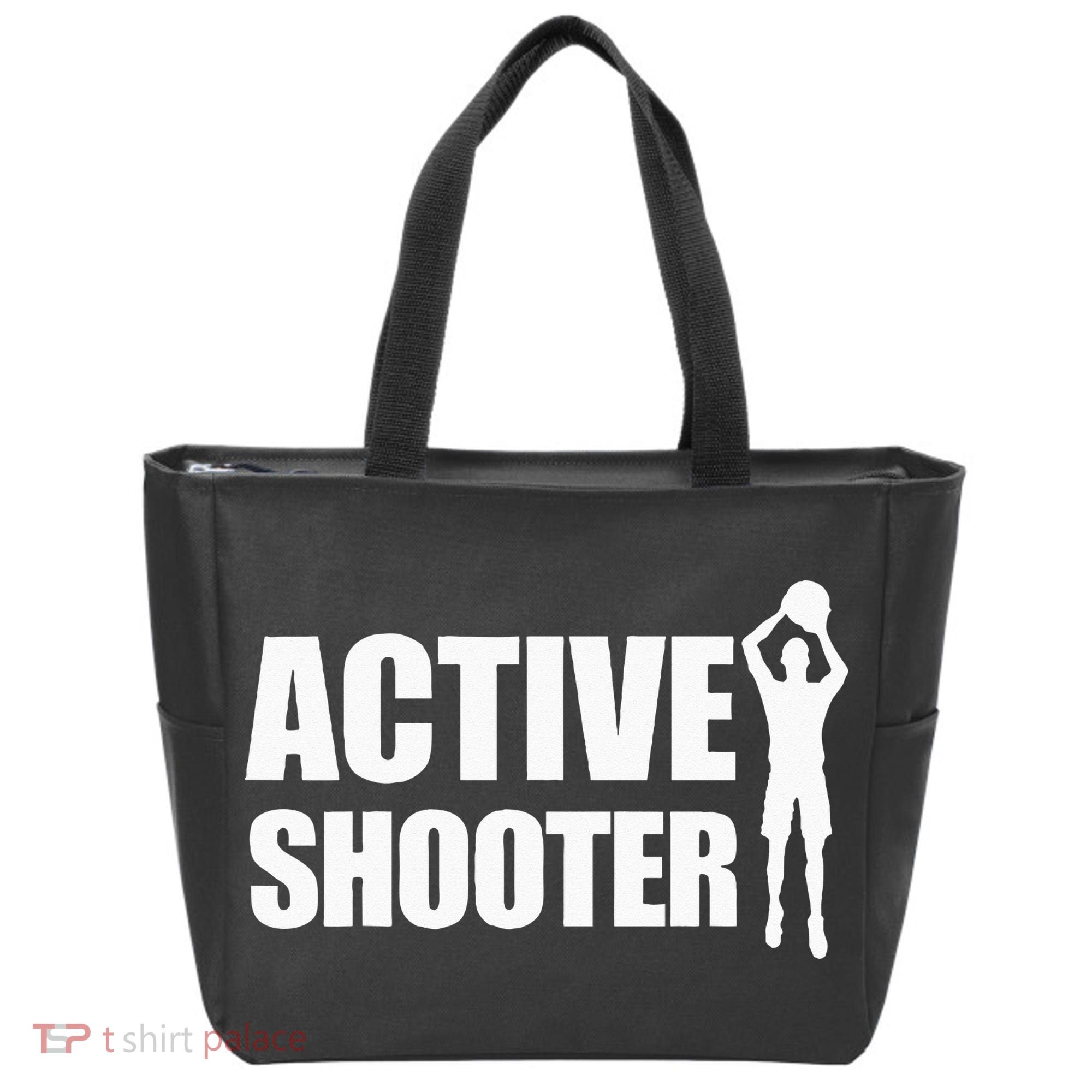 Active Shooter Basketball Player Basketball Active Shooter Tote Bag