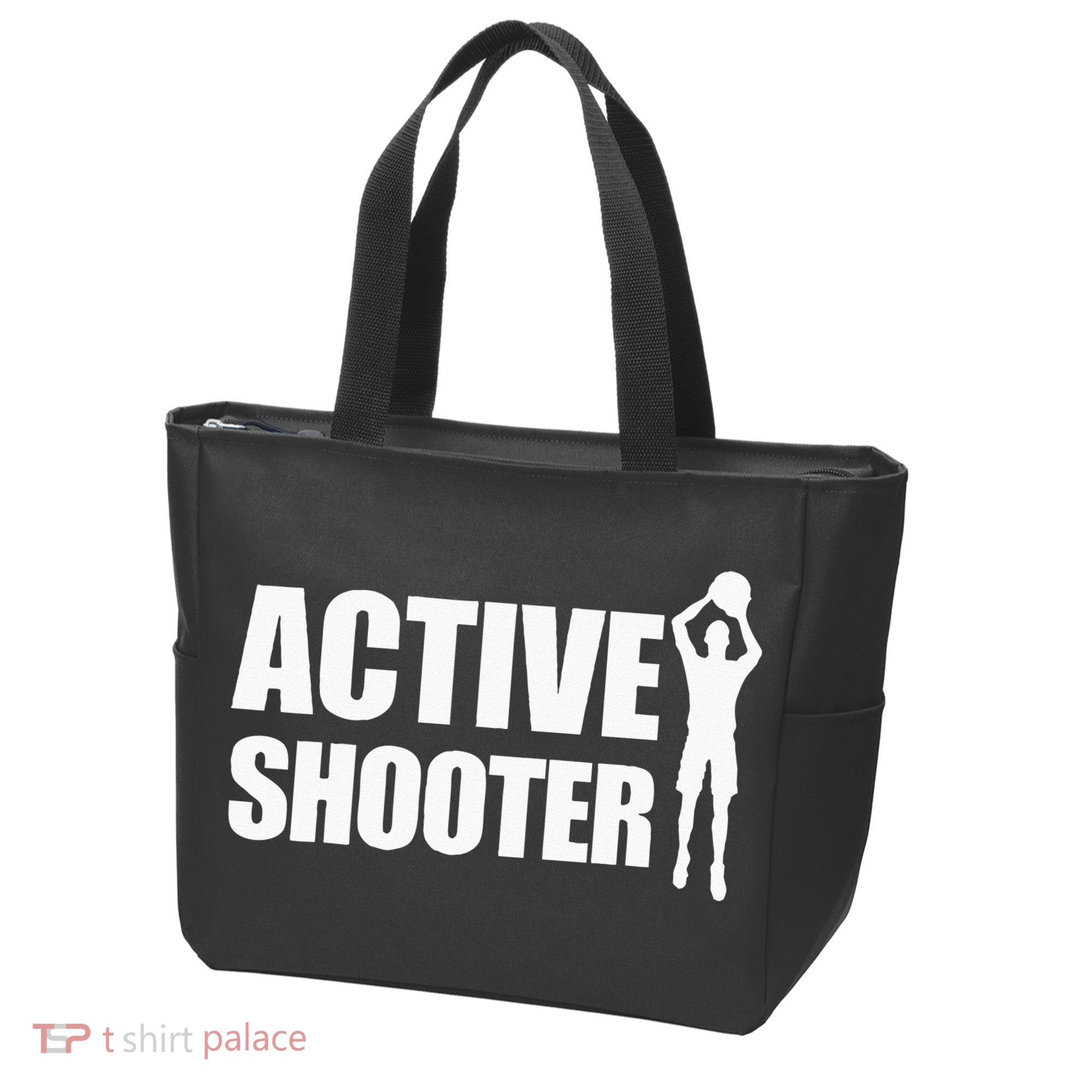 Active Shooter Basketball Player Basketball Active Shooter Tote Bag