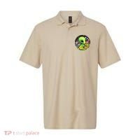 Alien Surrounded By Cosmic Flowers Polo thumb 0