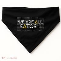 All Satoshi Bitcoin Btc Blockchain Cryptocurrency USA-Made Doggie Bandana thumb 0
