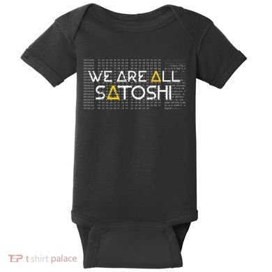 All Satoshi Bitcoin Btc Blockchain Cryptocurrency Baby Bodysuit