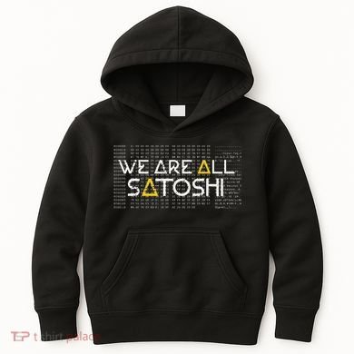 All Satoshi Bitcoin Btc Blockchain Cryptocurrency Kids Hoodie