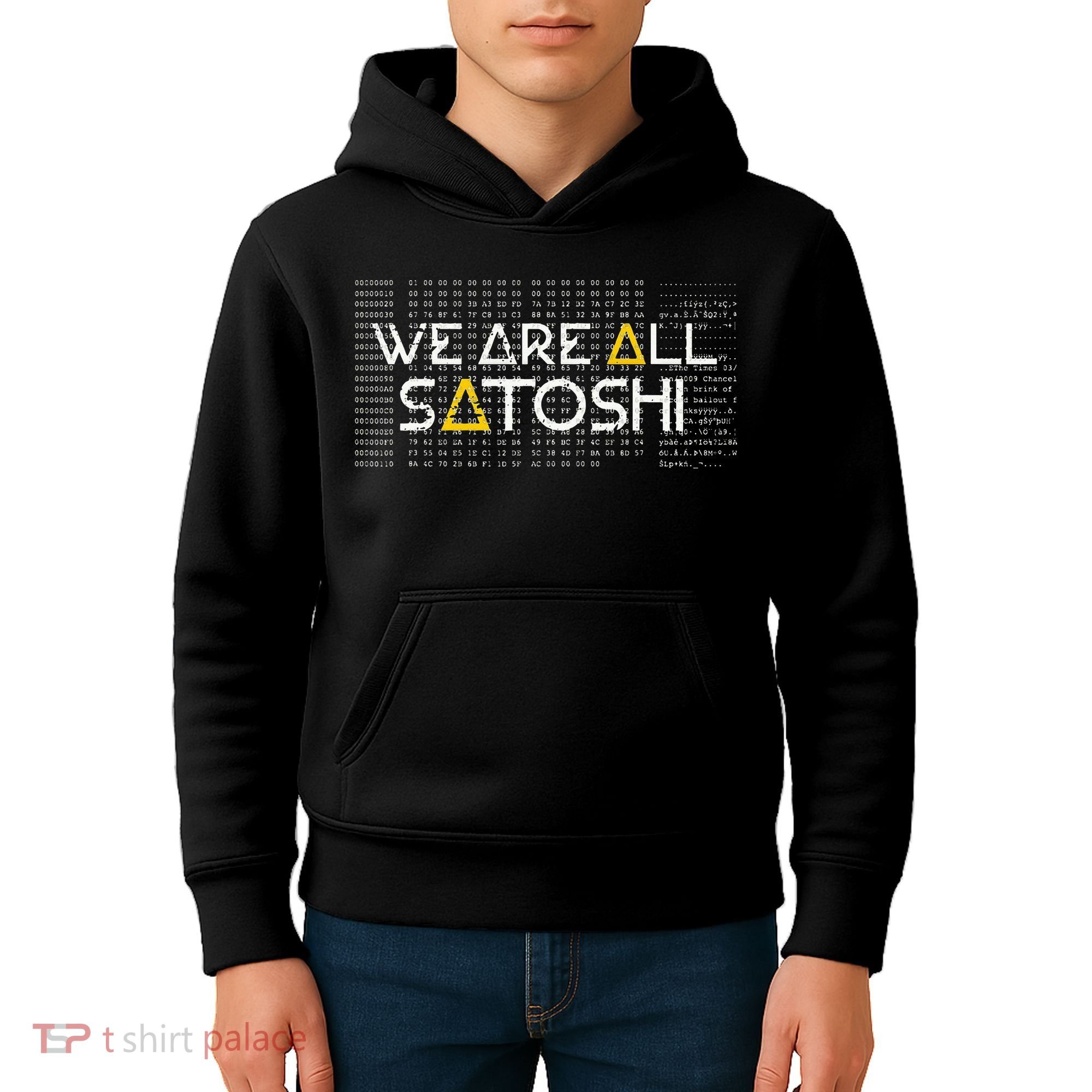 All Satoshi Bitcoin Btc Blockchain Cryptocurrency Kids Hoodie