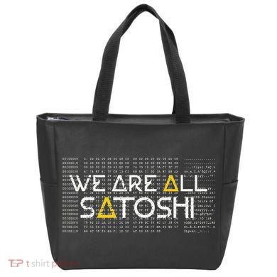 All Satoshi Bitcoin Btc Blockchain Cryptocurrency Tote Bag