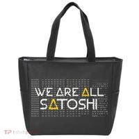 All Satoshi Bitcoin Btc Blockchain Cryptocurrency Tote Bag thumb 0