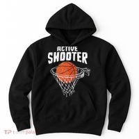 Active Shooter Basketball Lovers Men Women Basketball Player Hoodie thumb 0