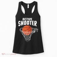 Active Shooter Basketball Lovers Men Women Basketball Player Women's Tank Top thumb 0