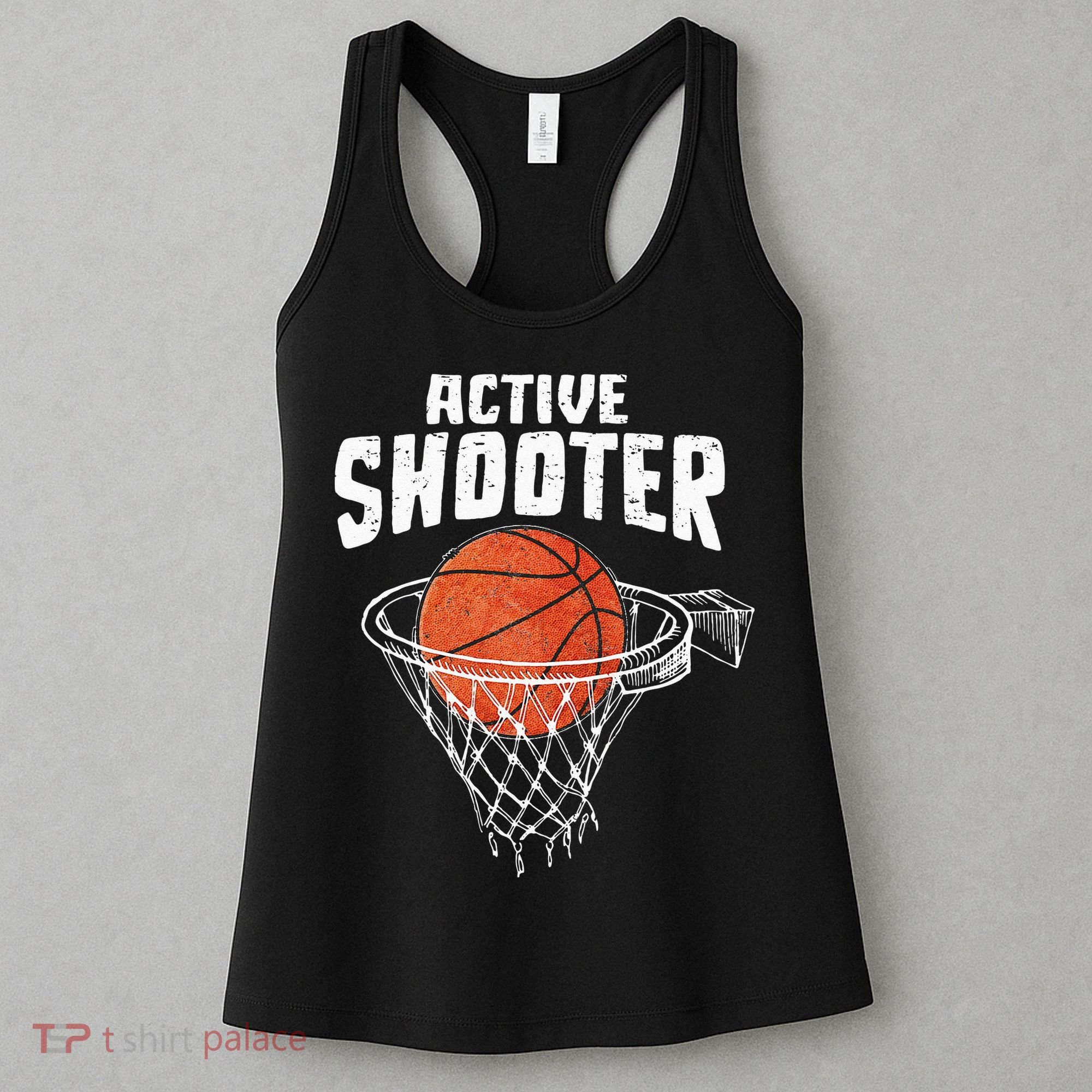 Active Shooter Basketball Lovers Men Women Basketball Player Women's Tank Top