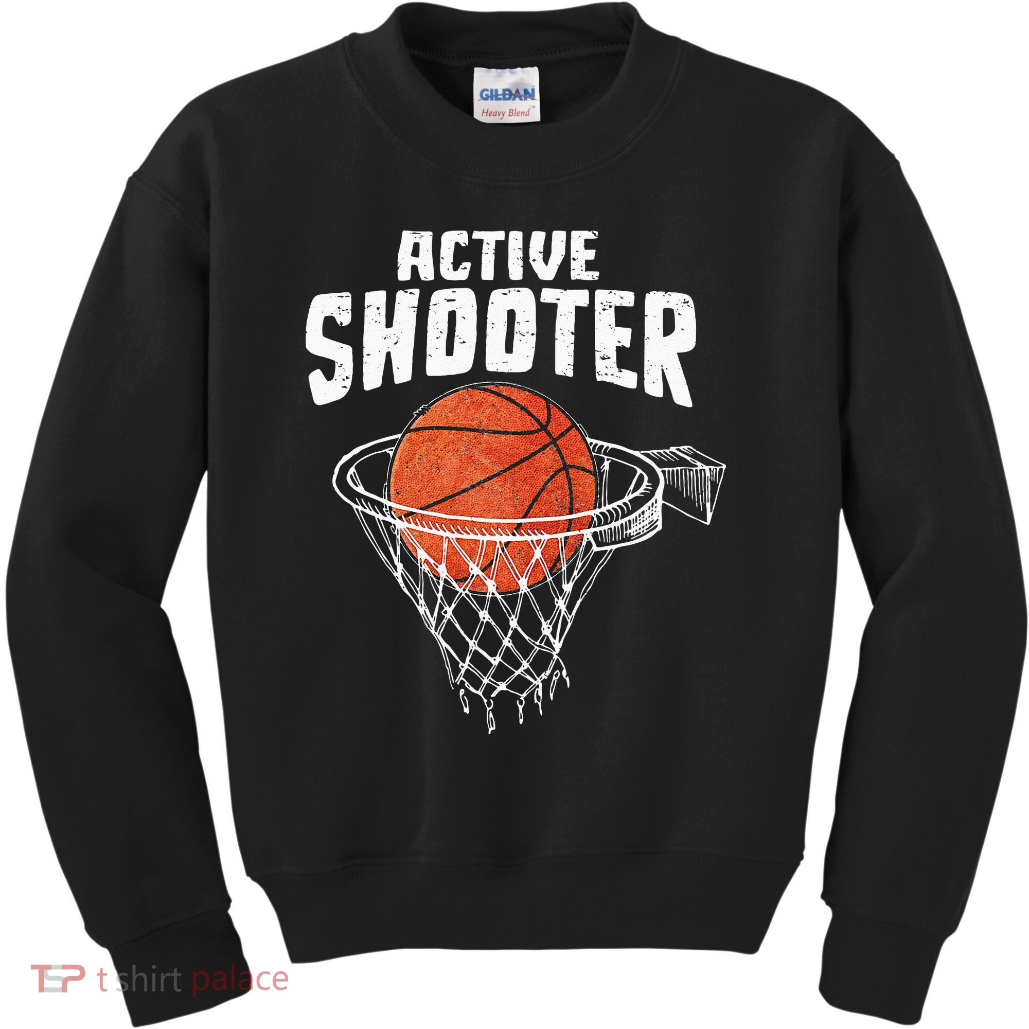 Active Shooter Basketball Lovers Men Women Basketball Player Kids Sweatshirt