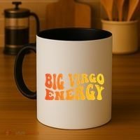 August September Birthday Big Energy Virgo Coffee Mug thumb 4