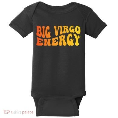 August September Birthday Big Energy Virgo Baby Bodysuit
