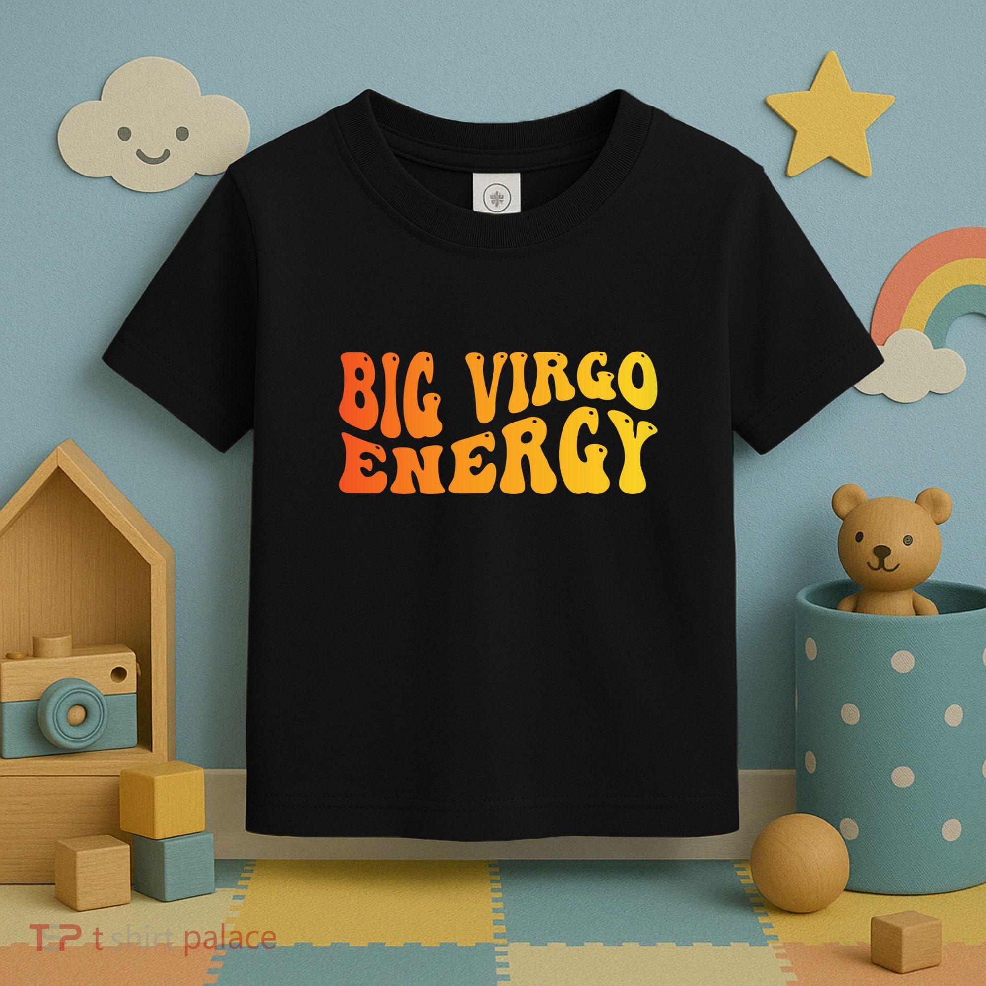 August September Birthday Big Energy Virgo Toddler T-Shirt