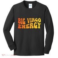 August September Birthday Big Energy Virgo Kids Long Sleeve Shirt thumb 0
