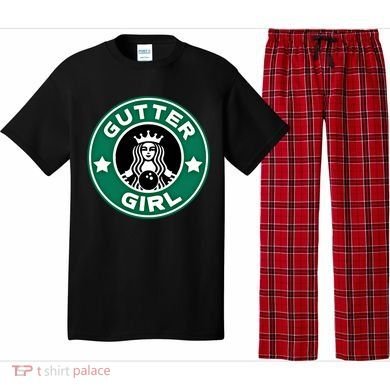 And S Bowling Funny Gutter Graphic Funny Gift Pajama Set