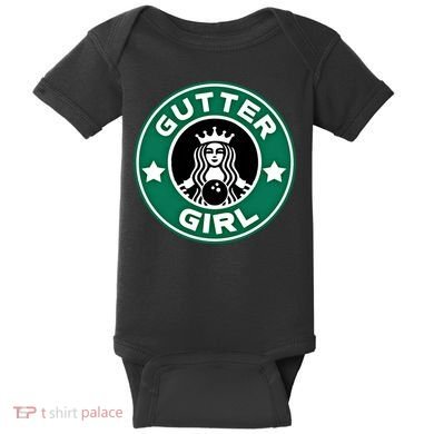 And S Bowling Funny Gutter Graphic Funny Gift Baby Bodysuit