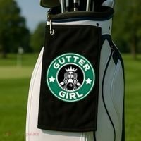 And S Bowling Funny Gutter Graphic Funny Gift Golf Towel thumb 2