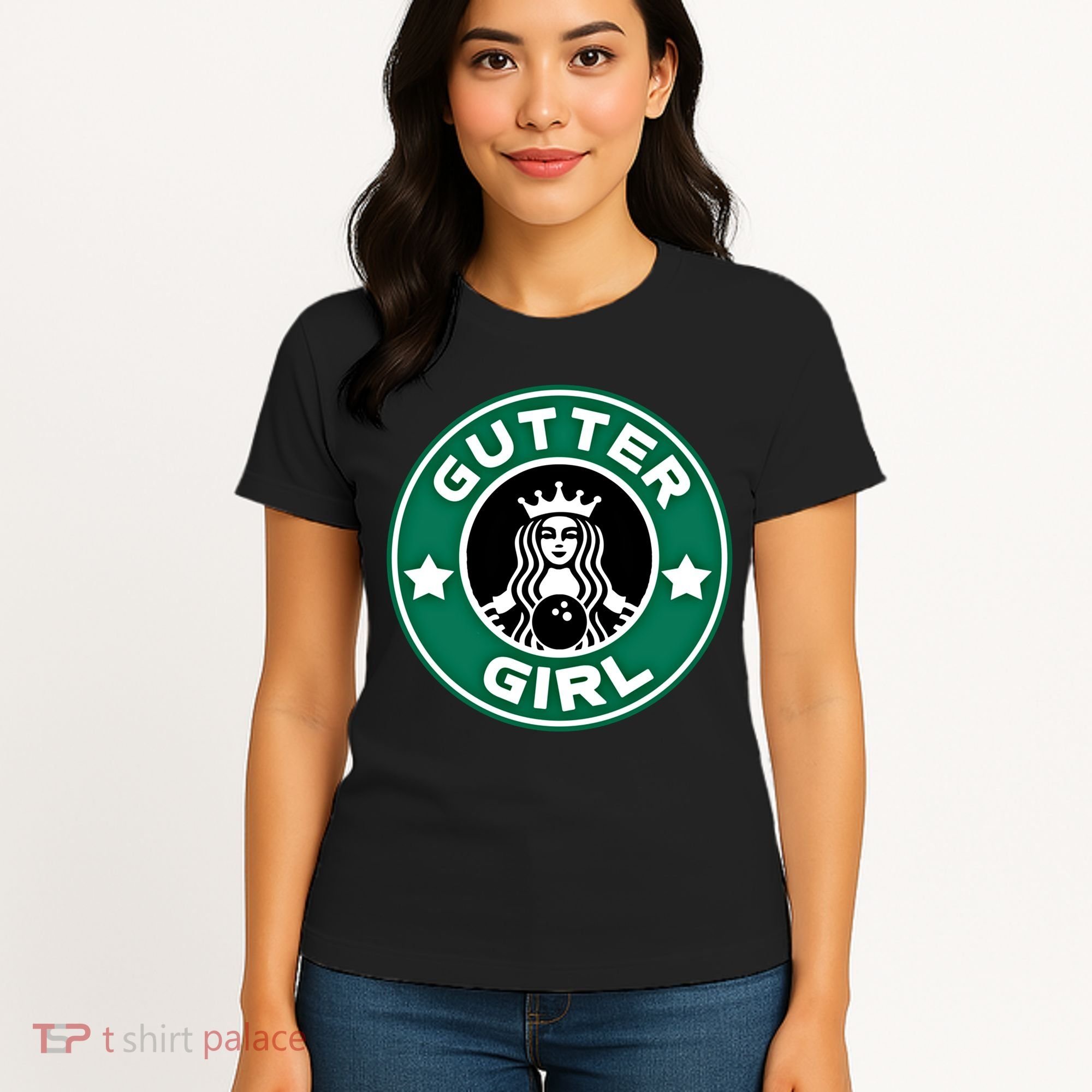 And S Bowling Funny Gutter Graphic Funny Gift Women's T-Shirt