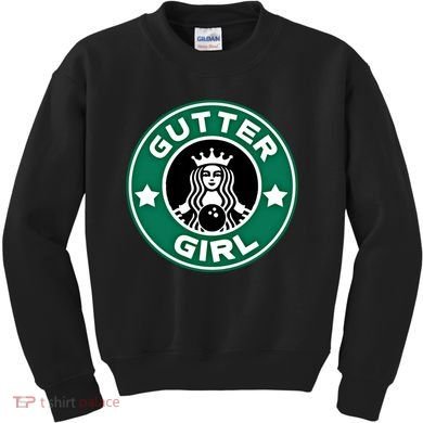 And S Bowling Funny Gutter Graphic Funny Gift Kids Sweatshirt