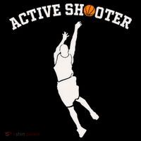 Active Shooter Basketball Lovers funny player Hoodie thumb 7