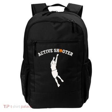 Active Shooter Basketball Lovers funny player Backpack