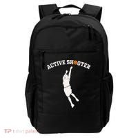 Active Shooter Basketball Lovers funny player Backpack thumb 0