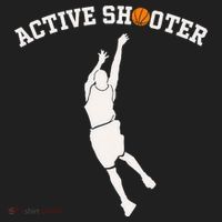 Active Shooter Basketball Lovers funny player Beanie thumb 2