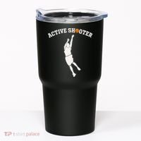 Active Shooter Basketball Lovers funny player Tumbler thumb 0