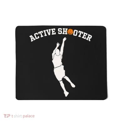 Active Shooter Basketball Lovers funny player Mousepad