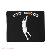 Active Shooter Basketball Lovers funny player Mousepad thumb 0