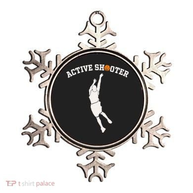 Active Shooter Basketball Lovers funny player Ornament
