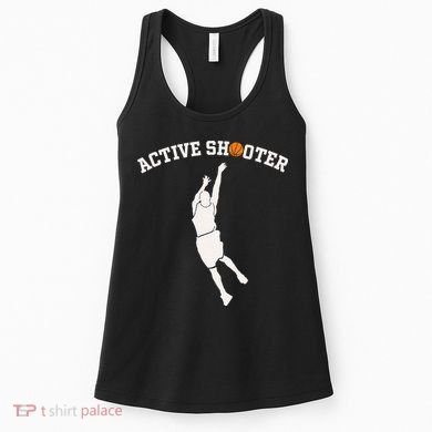 Active Shooter Basketball Lovers funny player Women's Tank Top