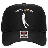 Active Shooter Basketball Lovers funny player Hat thumb 0