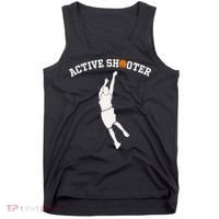 Active Shooter Basketball Lovers funny player Tank Top thumb 0