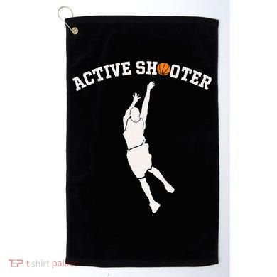 Active Shooter Basketball Lovers funny player Golf Towel