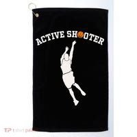 Active Shooter Basketball Lovers funny player Golf Towel thumb 0