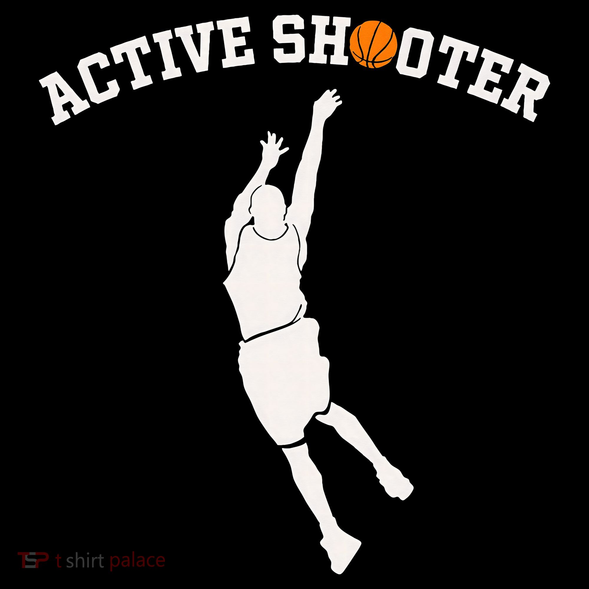 Active Shooter Basketball Lovers funny player Kids Sweatshirt