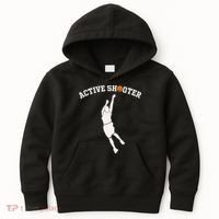 Active Shooter Basketball Lovers funny player Kids Hoodie thumb 0