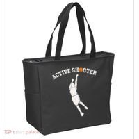 Active Shooter Basketball Lovers funny player Tote Bag thumb 2