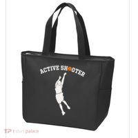 Active Shooter Basketball Lovers funny player Tote Bag thumb 3