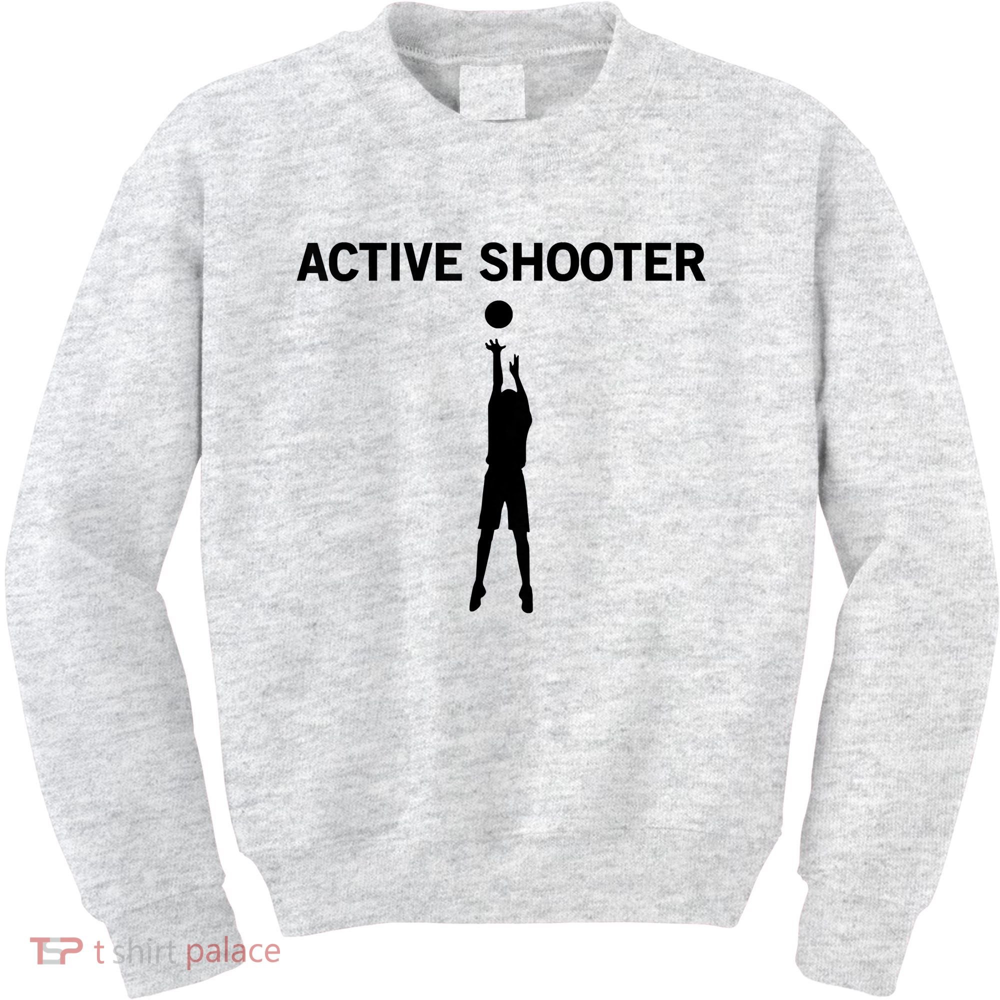 Active Shooter Basketball Lovers Kids Sweatshirt
