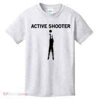 Active Shooter Basketball Lovers Kids T-Shirt thumb 0